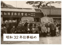 昭和32年 仕事始め