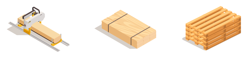 製材機があるのでご要望のサイズに柔軟に対応可能