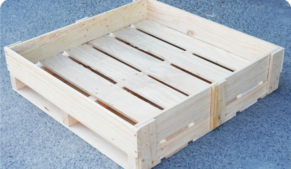 木枠付きパレット